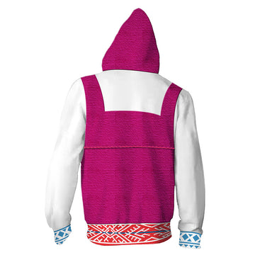 Masha and the Bear Sudadera Cosplay Sudadera con Cremallera Unisex